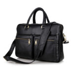 Leather Satchel Black