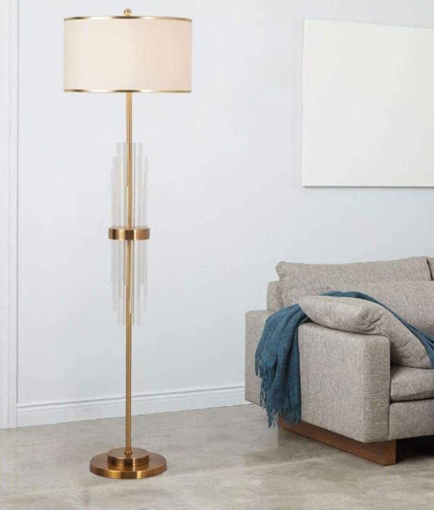 LAMPADAIRE EN CRISTAL NORDIQUE