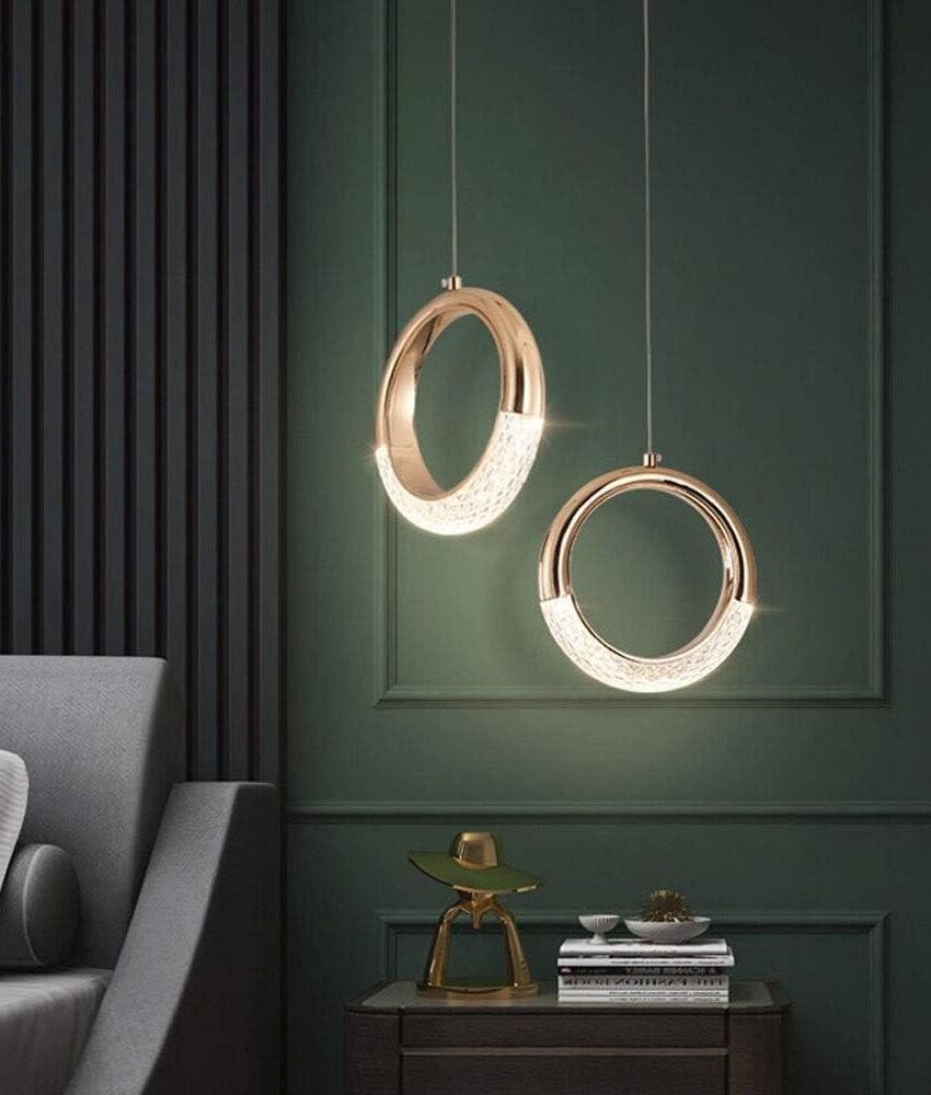 LUSTRE A ANNEAU DE DECORATION NORQIUE