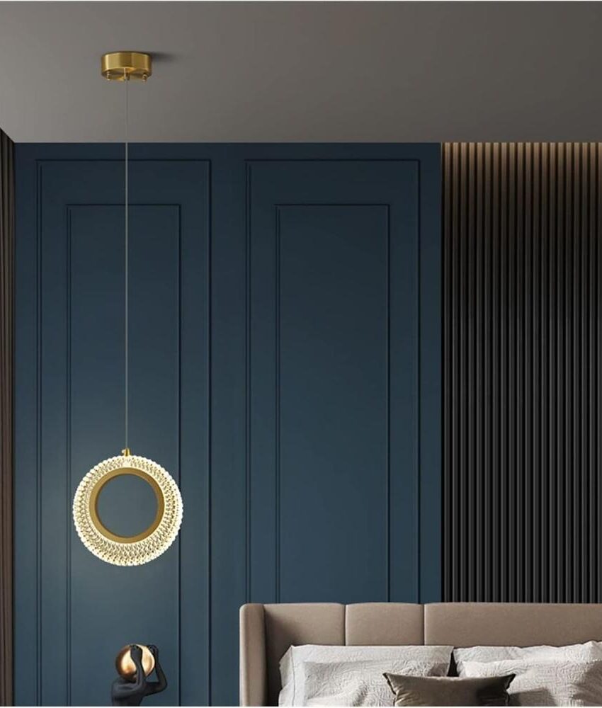 LUSTRE MODERNE ANNEAU A LED